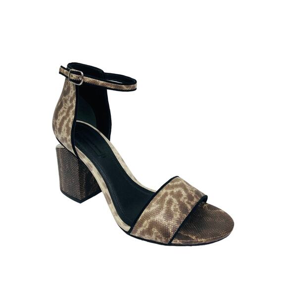 Alexander Wang Brown Block Heel Sandals - Picture 3 of 9